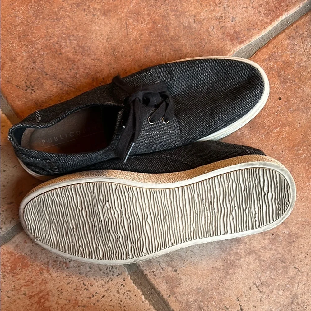 Public Opinion Black canvas sneakers - Picture 2 of 4